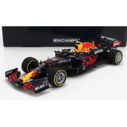 MINICHAMPS RED BULL F1  RB16B HONDA RA620H TEAM ASTON MARTIN N 11 3rd MEXICO GP 2021 SERGIO PEREZ - MATT BLUE YELLOW RED 1/18