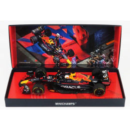 MINICHAMPS RED BULL F1  RB18 TEAM ORACLE RED BULL RACING N 1 WINNER SAUDI ARABIA GP WORLD CHAMPION 2022 MAX VERSTAPPEN - MATT BL