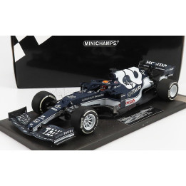 MINICHAMPS ALPHA TAURI F1  AT02 HONDA RA620H TEAM ALPHA TAURI N 22 BAHRAIN GP 2021 YUKI TSUNODA - WHITE BLUE 1/18