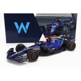 MINICHAMPS WILLIAMS F1 FW44 TEAM WILLIAMS RACING N 23 BAHRAIN GP 2022 ALEXANDER ALBON - BLUE 1/18