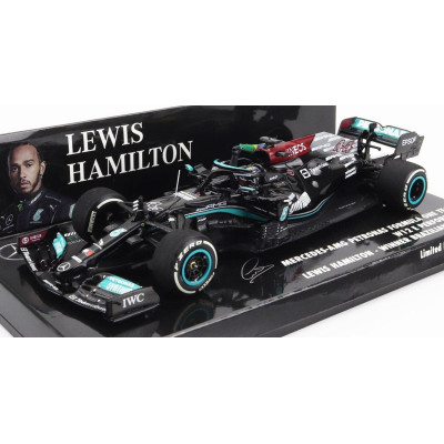 MINICHAMPS MERCEDES GP F1  W12 MERCEDES M12 EQ POWER+ TEAM AMG PETRONAS MOTORSPORT FORMULA ONE N 44 WINNER BRAZILIAN GP (WITH FL