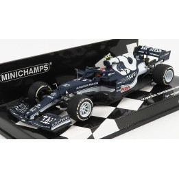 MINICHAMPS ALPHA TAURI F1  AT02 HONDA RA620H TEAM ALPHA TAURI N 10 3rd AZERBAIJAN GP 2021 PIERRE GASLY - WHITE BLUE 1/43