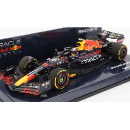 MINICHAMPS RED BULL F1  RB18 TEAM ORACLE RED BULL RACING N 11 BAHRAIN GP 2022 SERGIO PEREZ - MATT BLUE YELLOW RED 1/43
