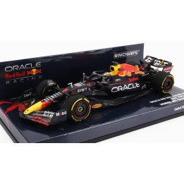MINICHAMPS RED BULL F1  RB18 TEAM ORACLE RED BULL RACING N 1 WINNER ABU DHABI GP WORLD CHAMPION 2022 MAX VERSTAPPEN - MATT BLUE 