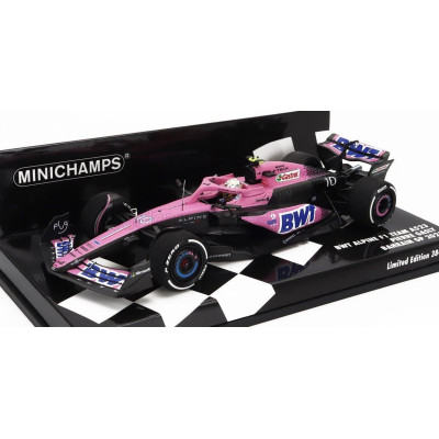 MINICHAMPS ALPINE F1  A523 TEAM BWT ALPINE N 10 SEASON 2023 PIERRE GASLY - BLUE PINK 1/43