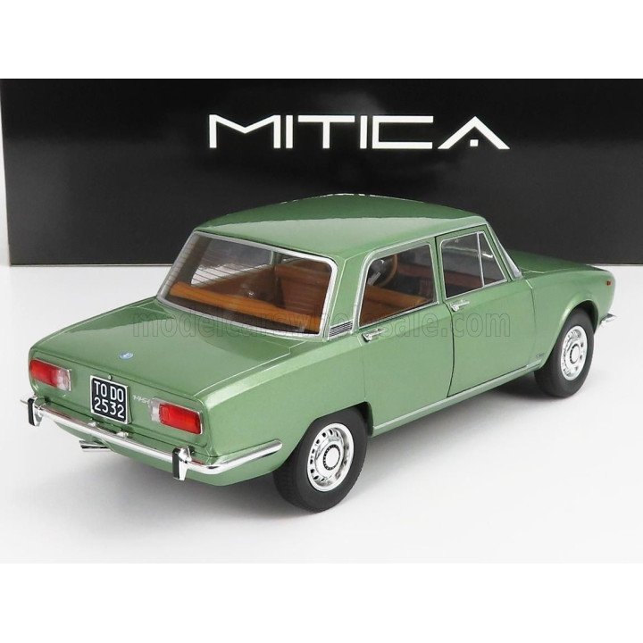 MITICA DIECAST ALFA ROMEO 1750 BERLINA 2-SERIES 1969 - VERDE OLIVA - OLIVE GREEN MET 1/18