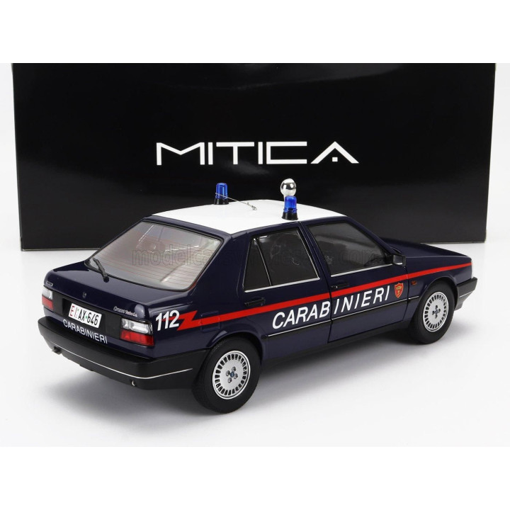 MITICA DIECAST FIAT CROMA 2.0 TURBO IE CARABINIERI 1988 POLICE - BLUE WHITE 1/18