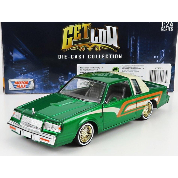 MOTOR MAX BUICK REGAL CUSTOM 1987 - GREEN 1/24