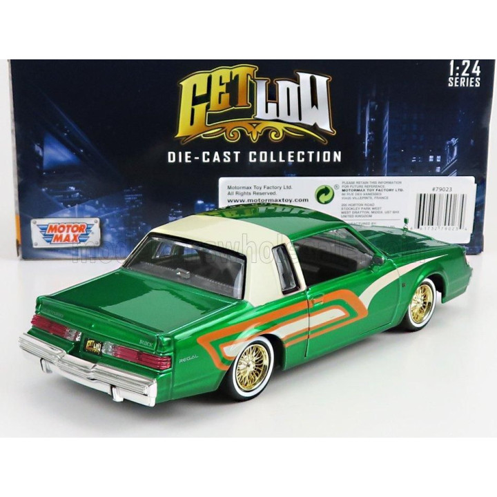 MOTOR MAX BUICK REGAL CUSTOM 1987 - GREEN 1/24