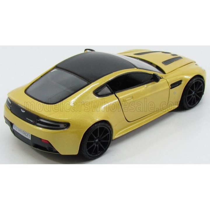 MOTOR MAX ASTON MARTIN V12 VANTAGE S 2010 - YELLOW MET 1/24