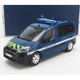 NOREV PEUGEOT PARTNER GENDARMERIE 2018 - BLUE YELLOW 1/18