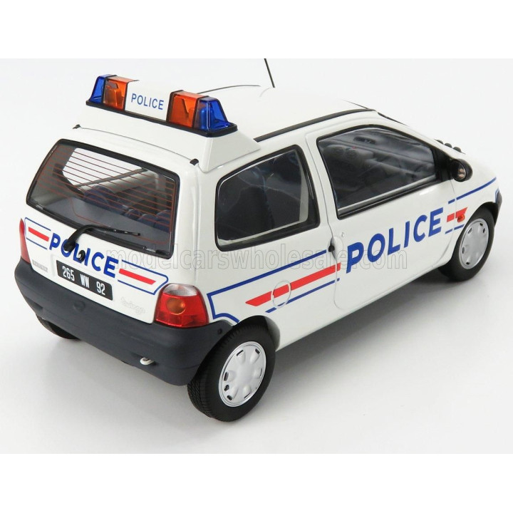 NOREV RENAULT TWINGO POLICE 1995 - WHITE 1/18