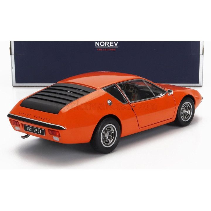 NOREV RENAULT ALPINE A310 1600 VF COUPE 1974 - ORANGE 1/18