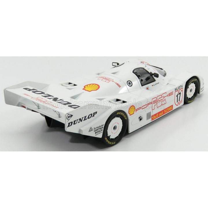 NOREV PORSCHE 962C DUNLOP N 17 SUPERCUP 1987 H.J.STUCK - WHITE 1/18