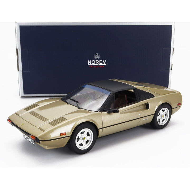 NOREV FERRARI 308 GTS 1982 - GOLD MET 1/18