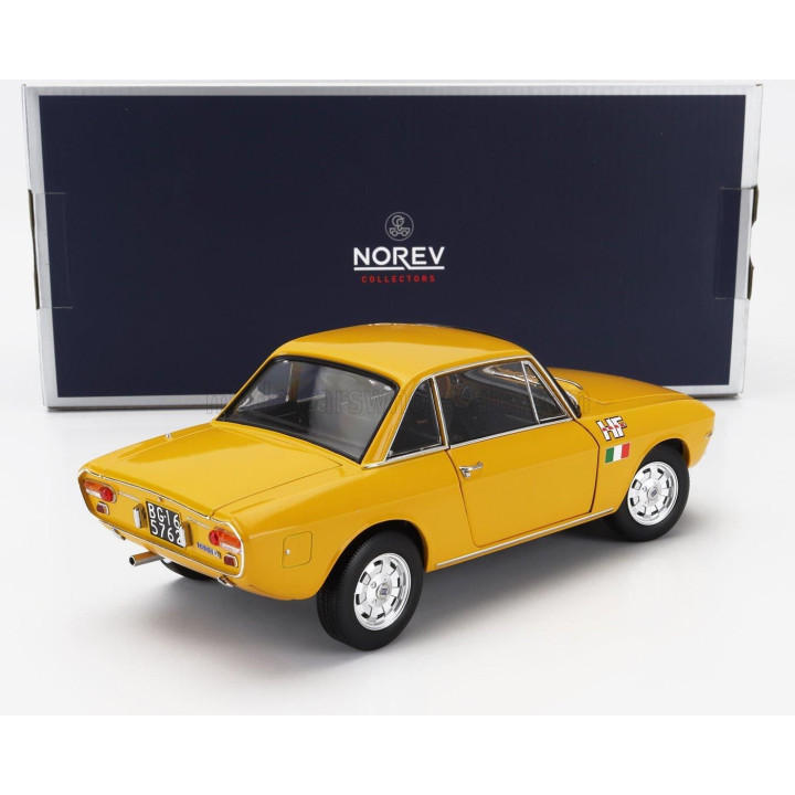 NOREV LANCIA FULVIA 1600 HF LUSSO 1971 - YELLOW 1/18