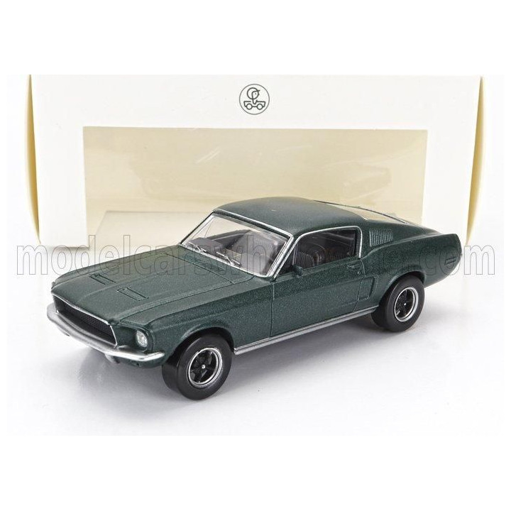 NOREV FORD USA MUSTANG GT FASTBACK COUPE 1968 - SATIN GREEN MET 1/43