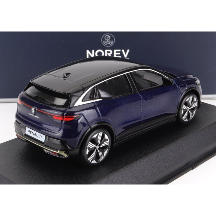 NOREV RENAULT MEGANE E-TECH 100% ELECTRIC 2022 - BLUE BLACK 1/43