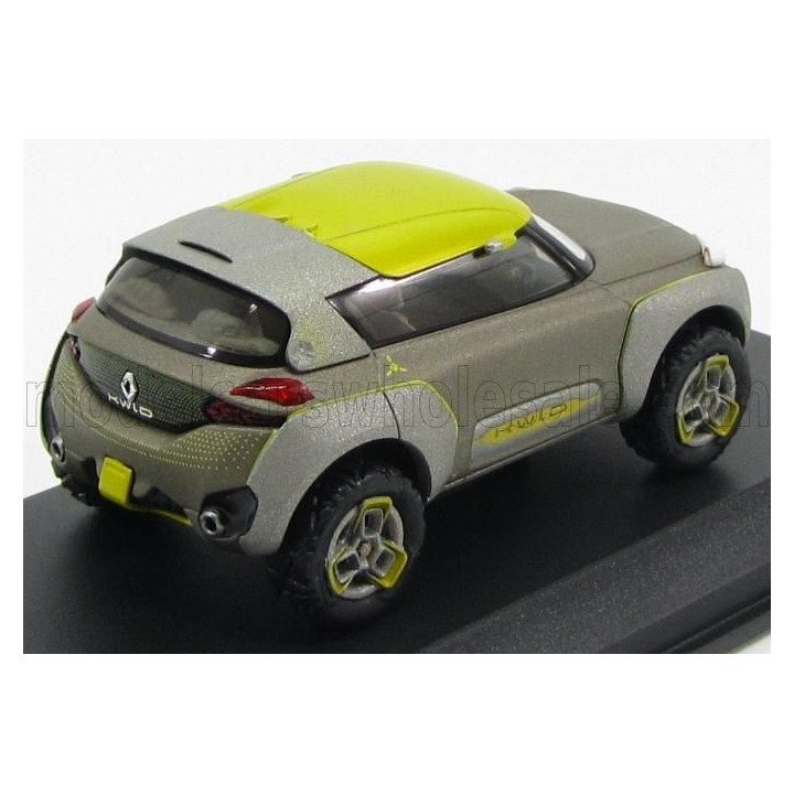 NOREV RENAULT CONCEPT CAR KWID SALON DE BOMBAY 2014 - GREY YELLOW 1/43