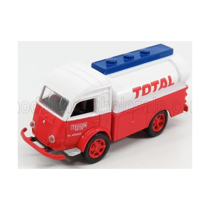 NOREV RENAULT GALION TANKER TRUCK FUEL TOTAL 1963 - RED WHITE BLUE 1/87