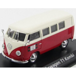 NOREV VOLKSWAGEN T1 MINIBUS AUTOVERHUUR ROTTERDAM 1958 - RED WHITE 1/43