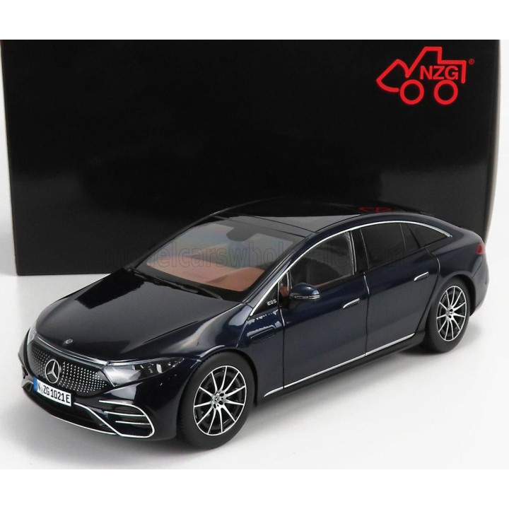 NZG MERCEDES BENZ EQS AMG LINE (V297) 2022 - NAUTIK BLUE 1/18