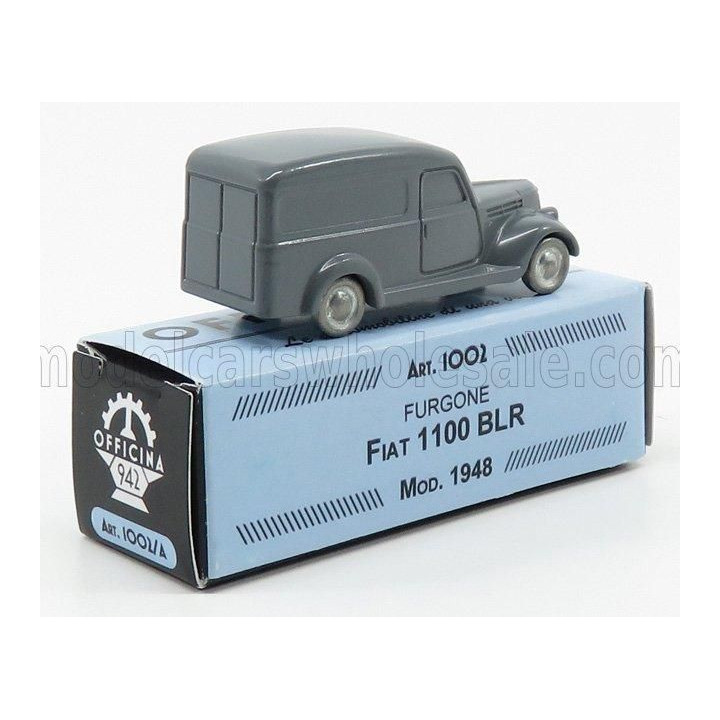 OFFICINA 942 FIAT 1100 BLR VAN - DARK GREY 1/76
