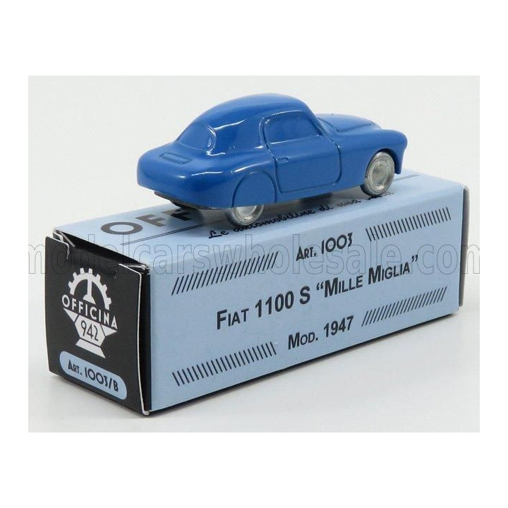 OFFICINA 942 FIAT 1100S MILLE MIGLIA - BLUE 1/76