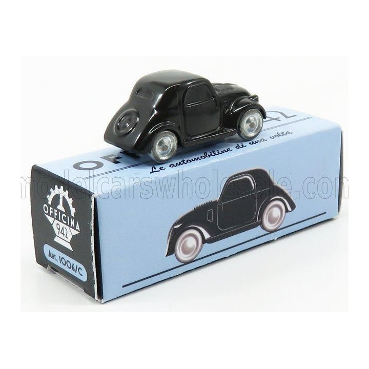 OFFICINA 942 FIAT 500A TOPOLINO 1936 - BLACK 1/76