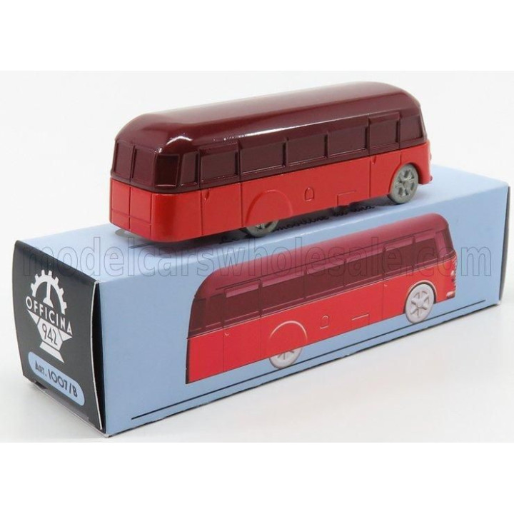 OFFICINA 942 FIAT 626 RNL AUTOBUS 1939 - RED ORANGE 1/76