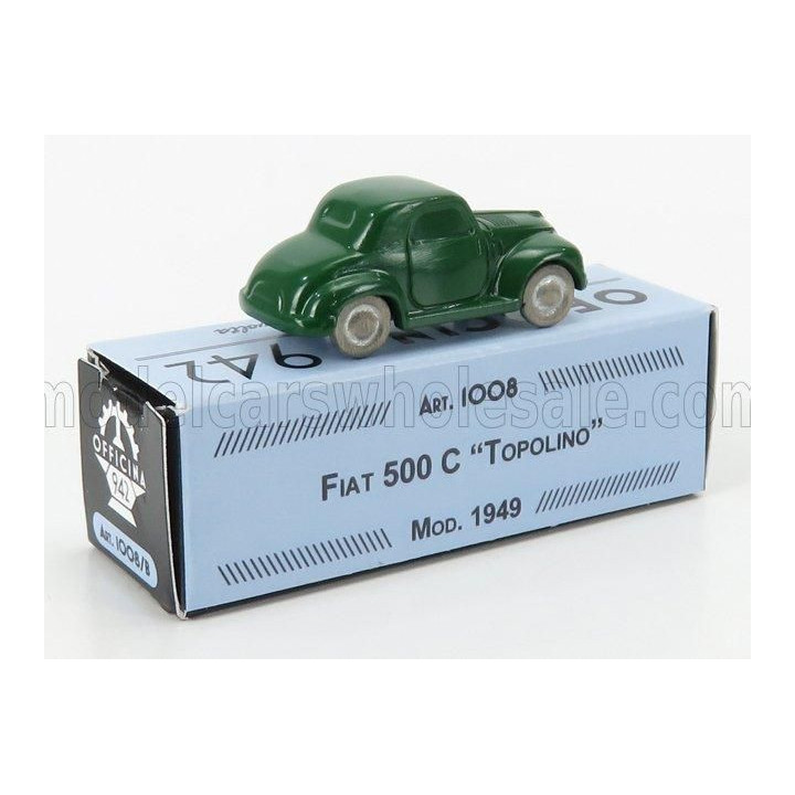 OFFICINA 942 FIAT 500C TOPOLINO 1949 - GREEN 1/76