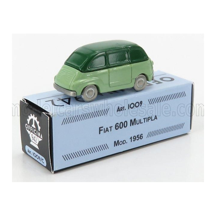 OFFICINA 942 FIAT 600 MULTIPLA 1956 - 2 TONE GREEN 1/76