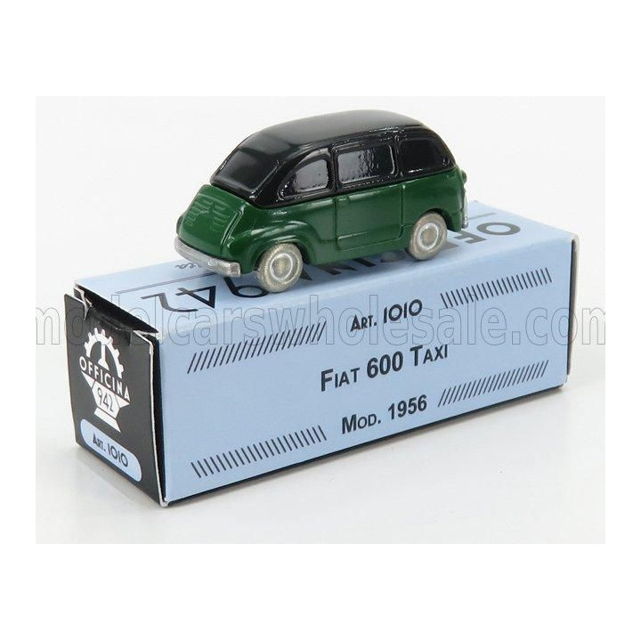 OFFICINA 942 FIAT 600 MULTIPLA 1956 - GREEN BLACK 1/76