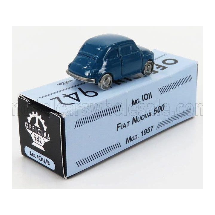 OFFICINA 942 FIAT NUOVA 500 1957 - BLUE 1/76