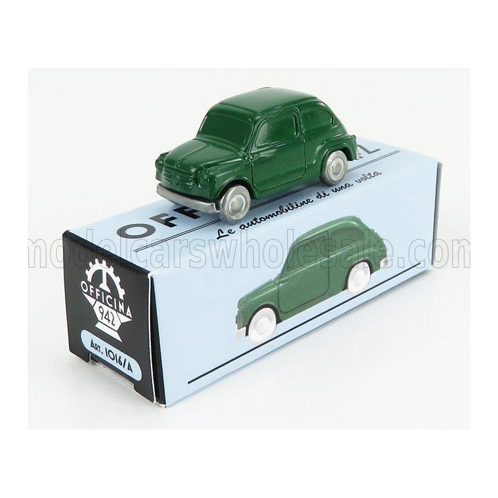 OFFICINA 942 FIAT 600 1955 - DARK GREEN 1/76