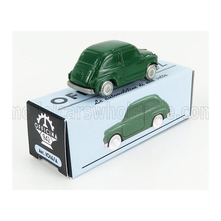 OFFICINA 942 FIAT 600 1955 - DARK GREEN 1/76