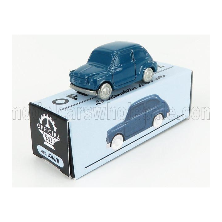 OFFICINA 942 FIAT 600 1955 - BLUE 1/76