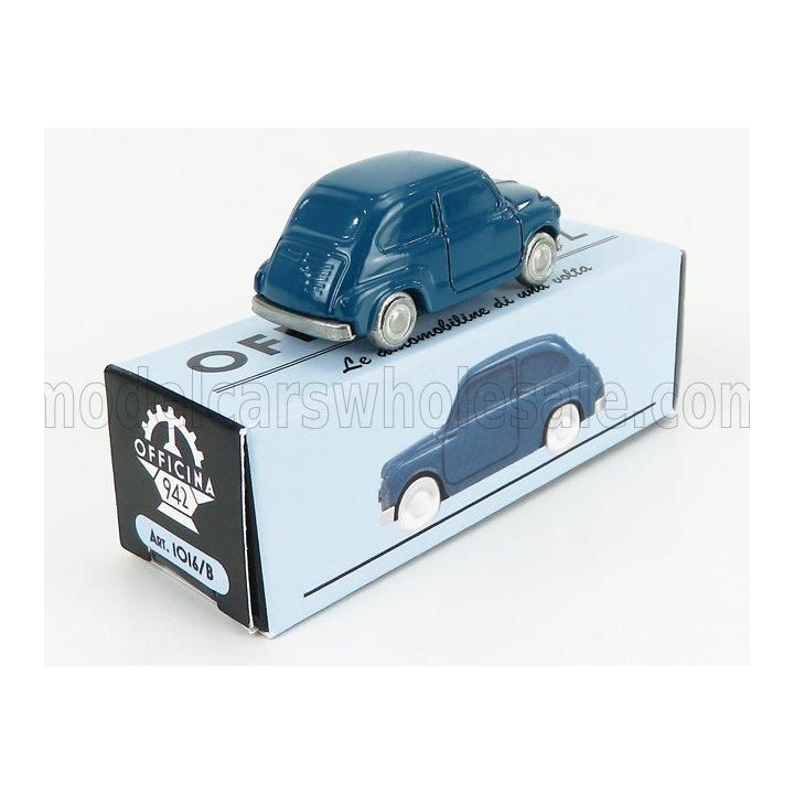 OFFICINA 942 FIAT 600 1955 - BLUE 1/76