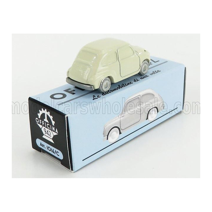 OFFICINA 942 FIAT 600 1955 - PEARL GREY 1/76