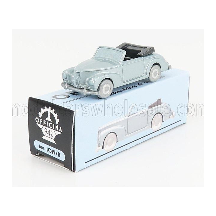 OFFICINA 942 FIAT 1100B CABRIOLET 1948 - LIGHT BLUE MET 1/76