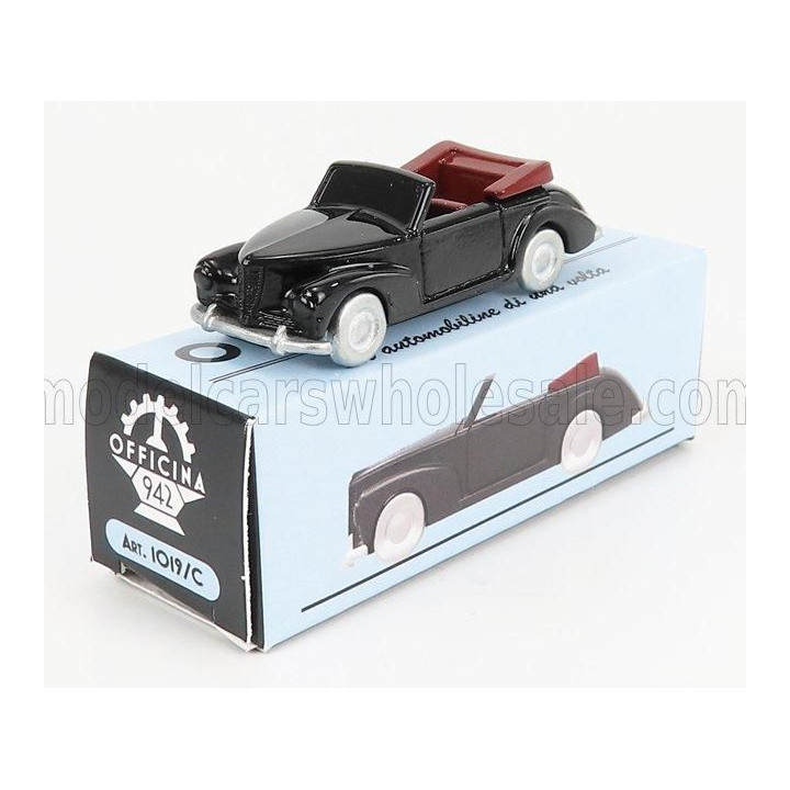 OFFICINA 942 FIAT 1100B CABRIOLET 1948 - BLACK 1/76