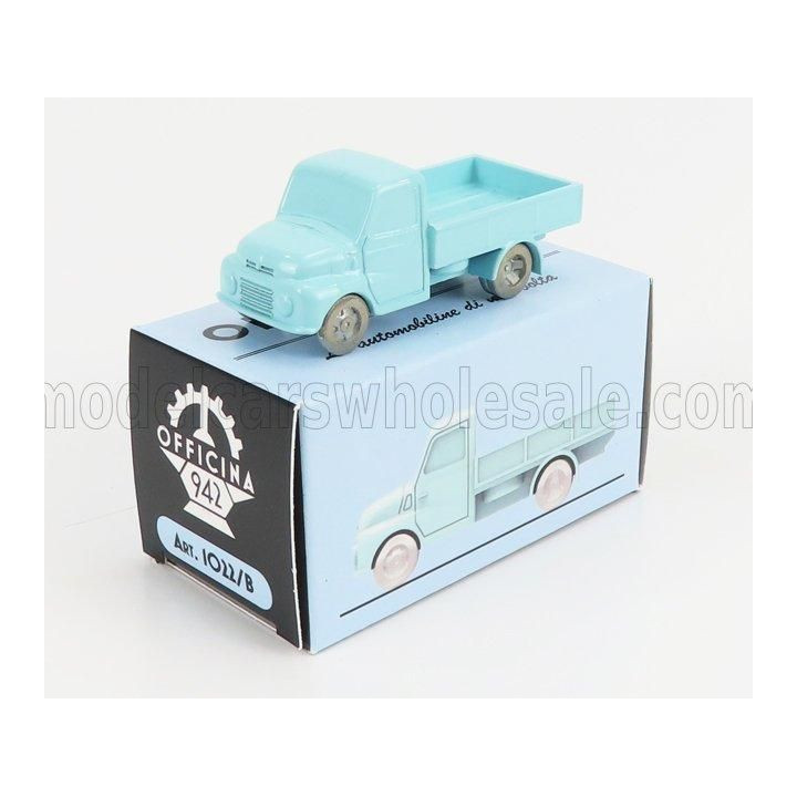 OFFICINA 942 FIAT 615 AUTOCARRO - TRUCK - 1952 - LIGHT BLUE 1/76