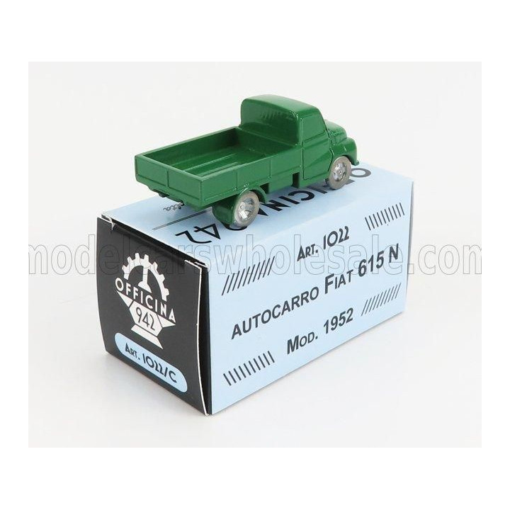 OFFICINA 942 FIAT 615 AUTOCARRO - TRUCK - 1952 - GREEN 1/76
