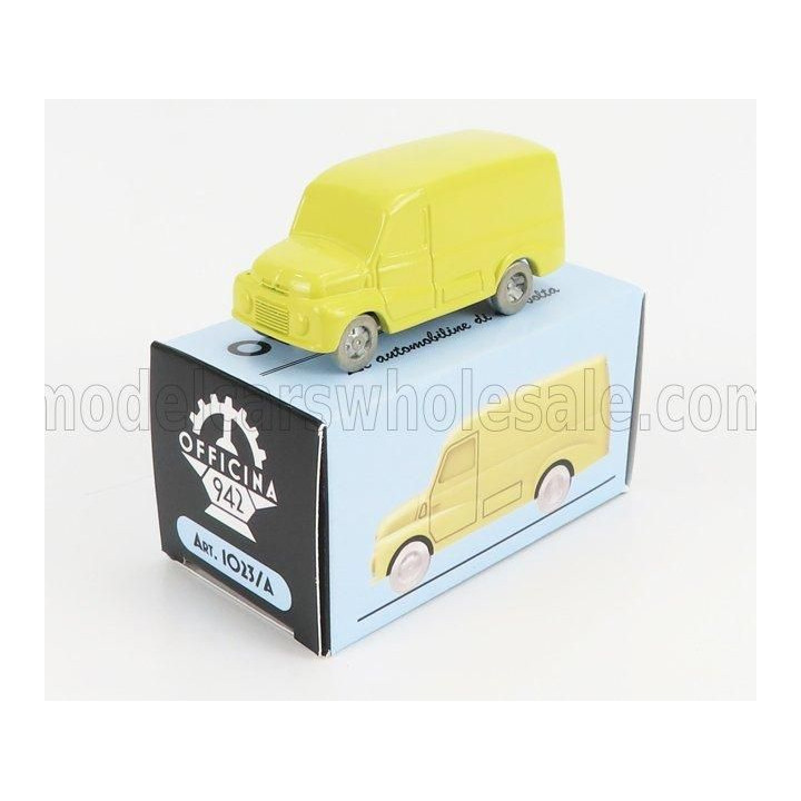 OFFICINA 942 FIAT 615 FURGONE - VAN - 1953 - YELLOW 1/76