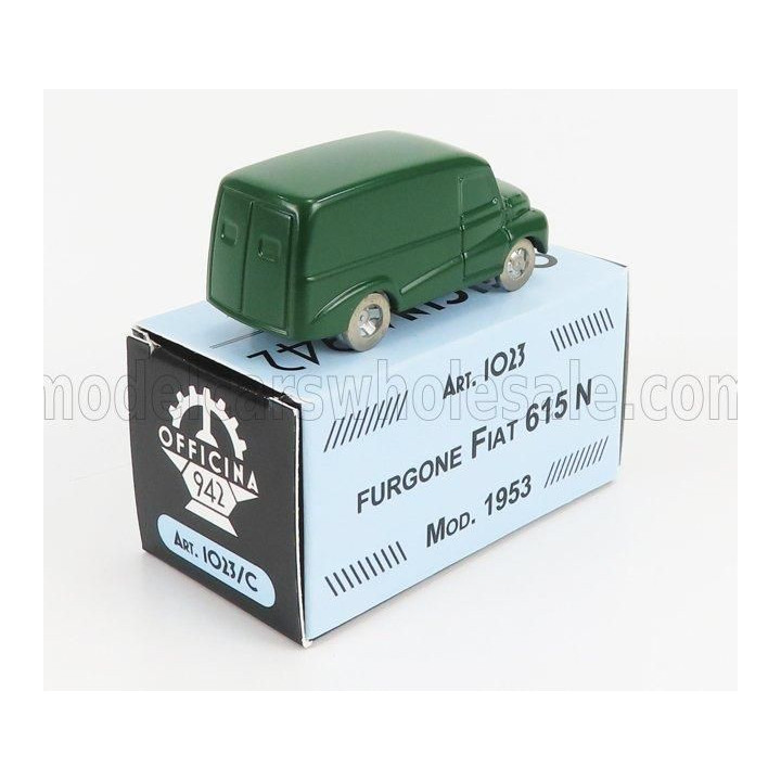 OFFICINA 942 FIAT 615 FURGONE - VAN - 1953 - GREEN 1/76