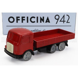 OFFICINA 942 OM FIAT TIGRE TRUCK 3-ASSI 1960 - RED 1/76