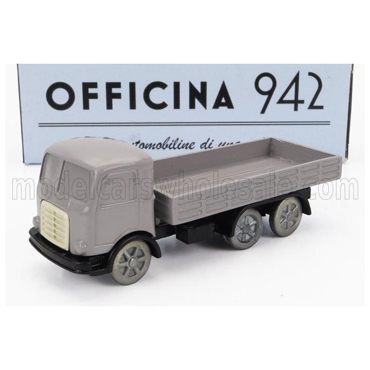 OFFICINA 942 OM FIAT TIGRE TRUCK 3-ASSI 1960 - WHITE 1/76