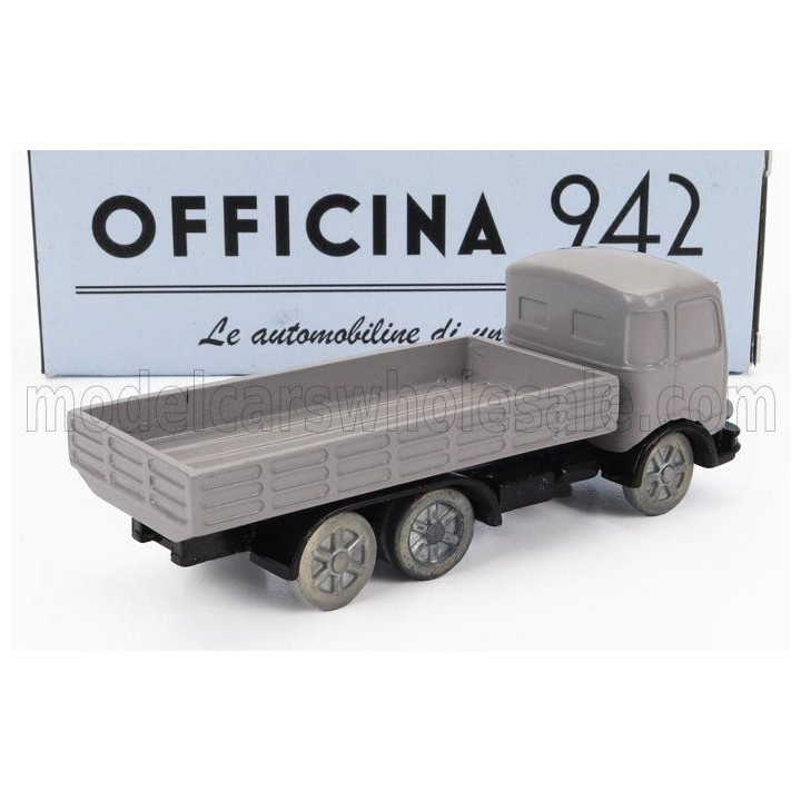 OFFICINA 942 OM FIAT TIGRE TRUCK 3-ASSI 1960 - WHITE 1/76