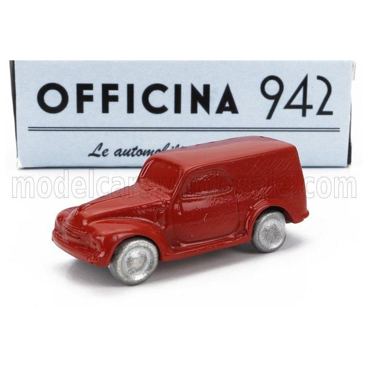 OFFICINA 942 FIAT 500C VAN FURGONCINO 1949 - RED 1/76