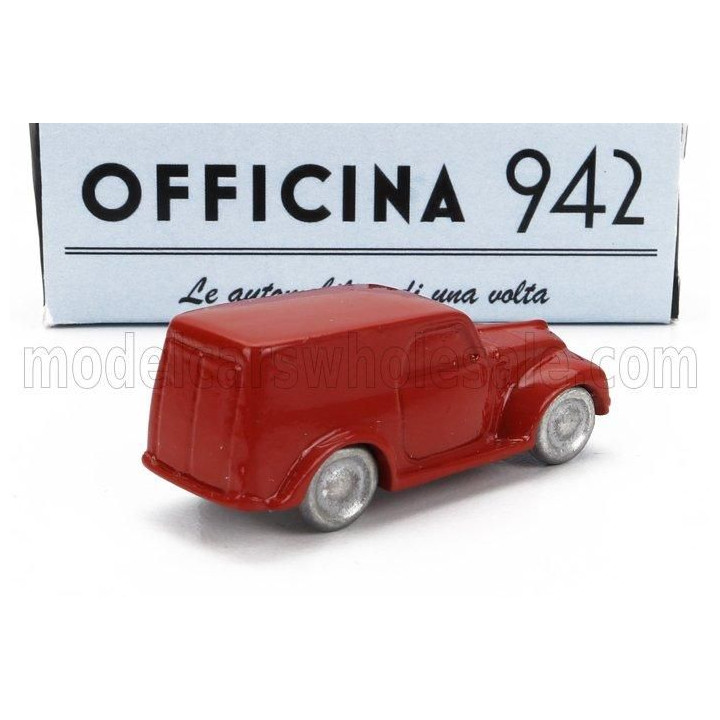 OFFICINA 942 FIAT 500C VAN FURGONCINO 1949 - RED 1/76